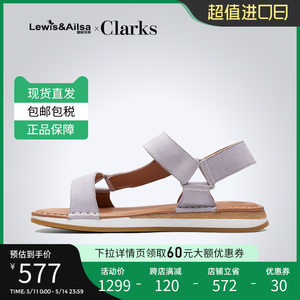 Clarks其乐女鞋平跟沙滩鞋