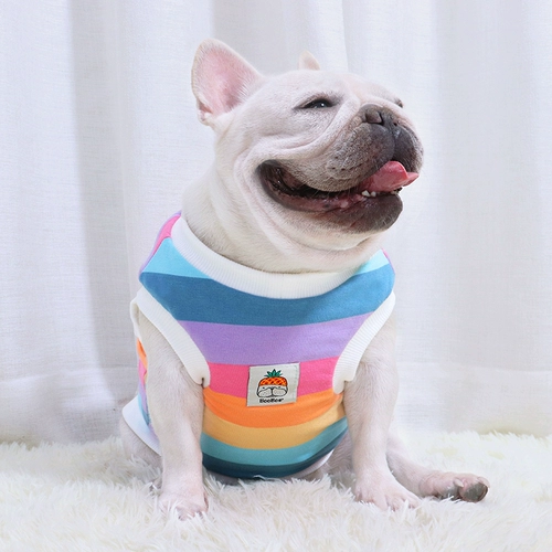 Метод осени и зимнего жилета Pet Dog, Bago Fat Dog Vest Dog Одежда, бульдог теплый и милый