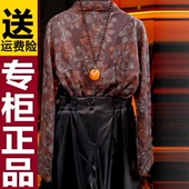 女士磨毛t恤冬新款 正品 半高领打底衫 洋气内搭加绒加厚保暖上衣