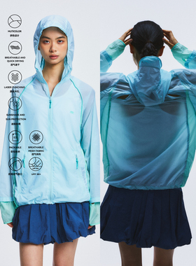 MOUNTAINFEVER SS UPF50+防紫外线激光冲孔收纳变包防晒外套