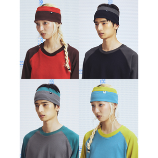 宽边发带 MOUNTAINFEVER 拼接撞色 抗菌华夫格面料 烟囱帽 AW25