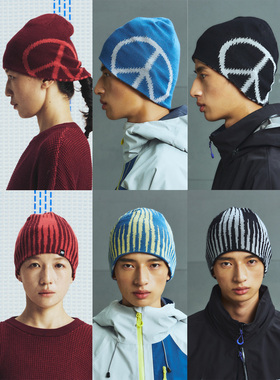 MOUNTAINFEVER AW25 反战/锯齿 双面戴 羊毛保暖户外冷帽