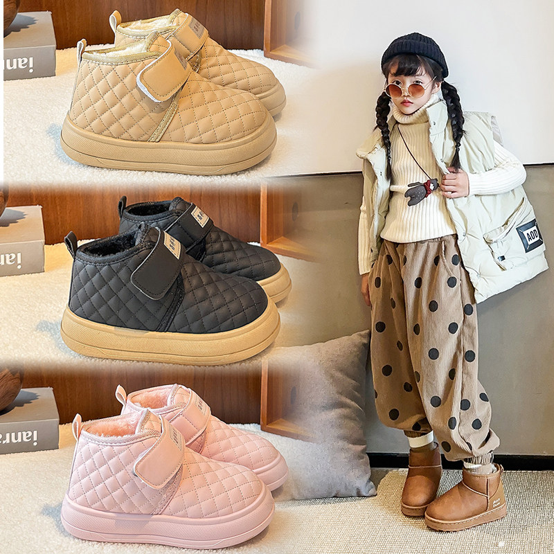 儿童雪地靴2025冬季新款女童加绒加厚大棉鞋男童保暖短靴宝宝冬靴,童鞋/婴儿鞋/亲子鞋,雪地靴,淘宝优惠券,粉丝福利购,淘宝优惠卷