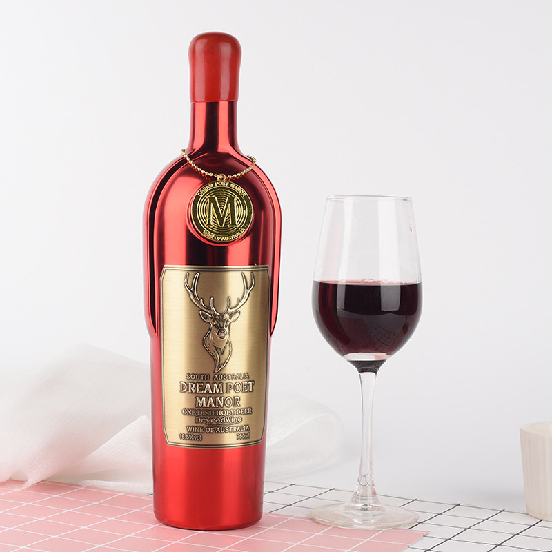 【一瓶装】澳大利亚原瓶原装进口金色圣鹿王干红葡萄酒扫码价3980