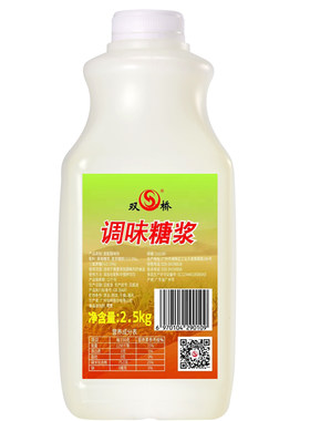 双桥调味糖浆2.5kg 原味果葡糖浆果汁奶茶店专用浓缩调味特醇果糖