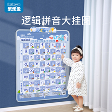 汉语拼音拼读训练字母表墙贴儿童早教有声挂图声母韵母学习点神器