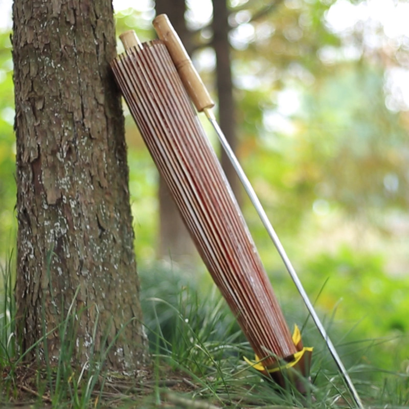 闻叔的伞 手工单刃油纸伞中龙泉剑未开刃收藏送礼汉服男防身