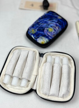 布邑适用KAWECO钢笔Sailor写乐 mini短钢笔保护套便携迷你笔袋