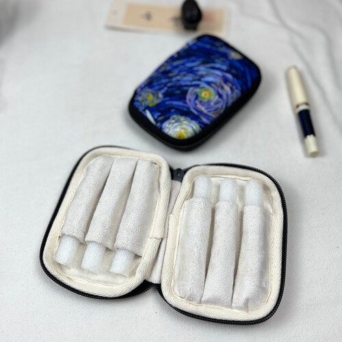 布邑适用KAWECO钢笔Sailor写乐 mini短钢笔保护套便携迷你笔袋
