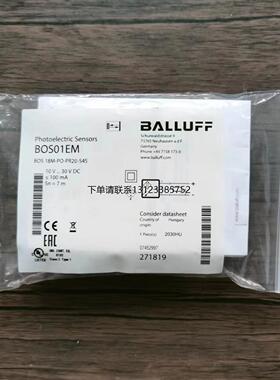 询价全新原装正品 巴鲁夫 BOS01EM 感测器 BOS 18M-PO-PR20-S4S
