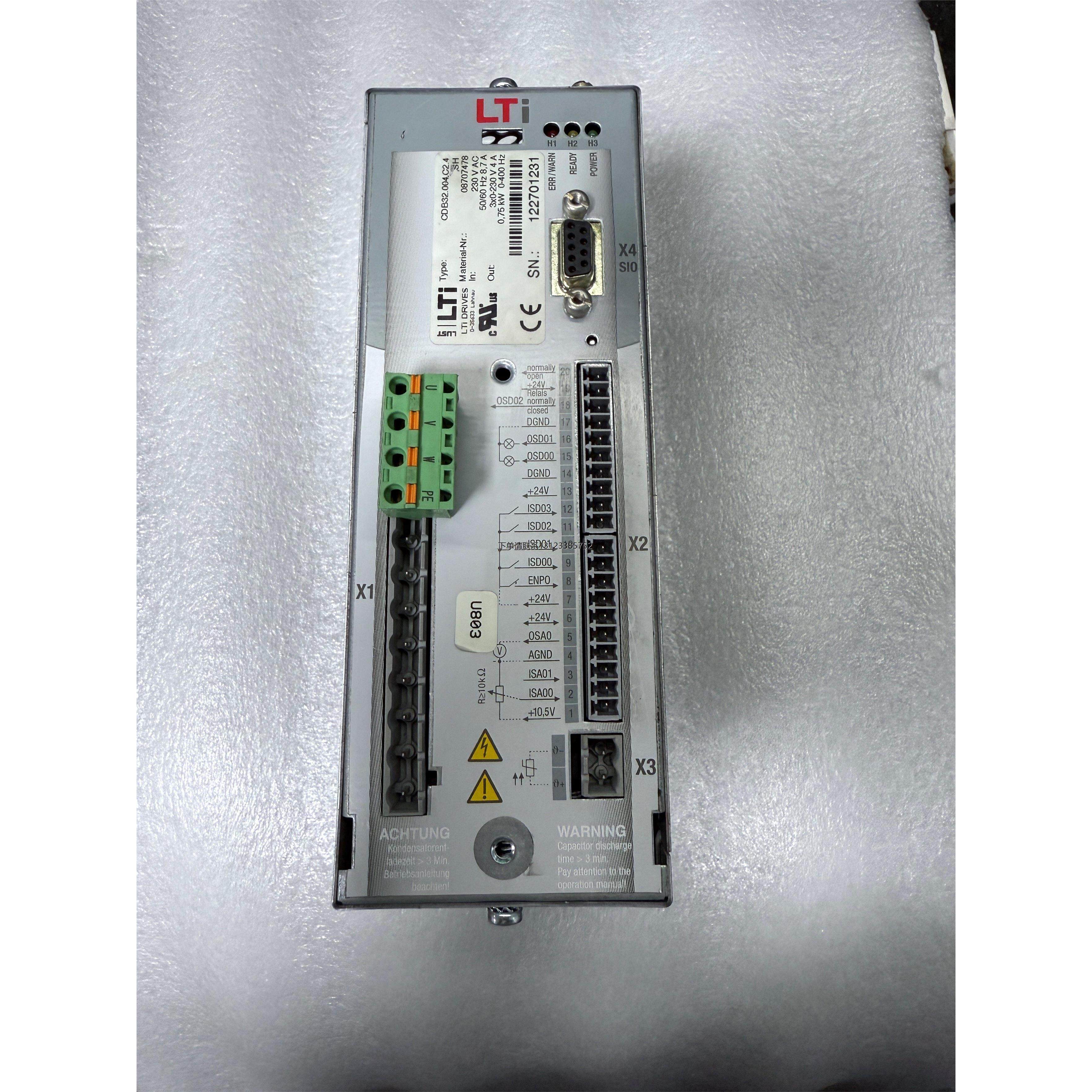 询价CDB32.004.C2.4.SH路斯特驱动器物料号08707478包好保修三个