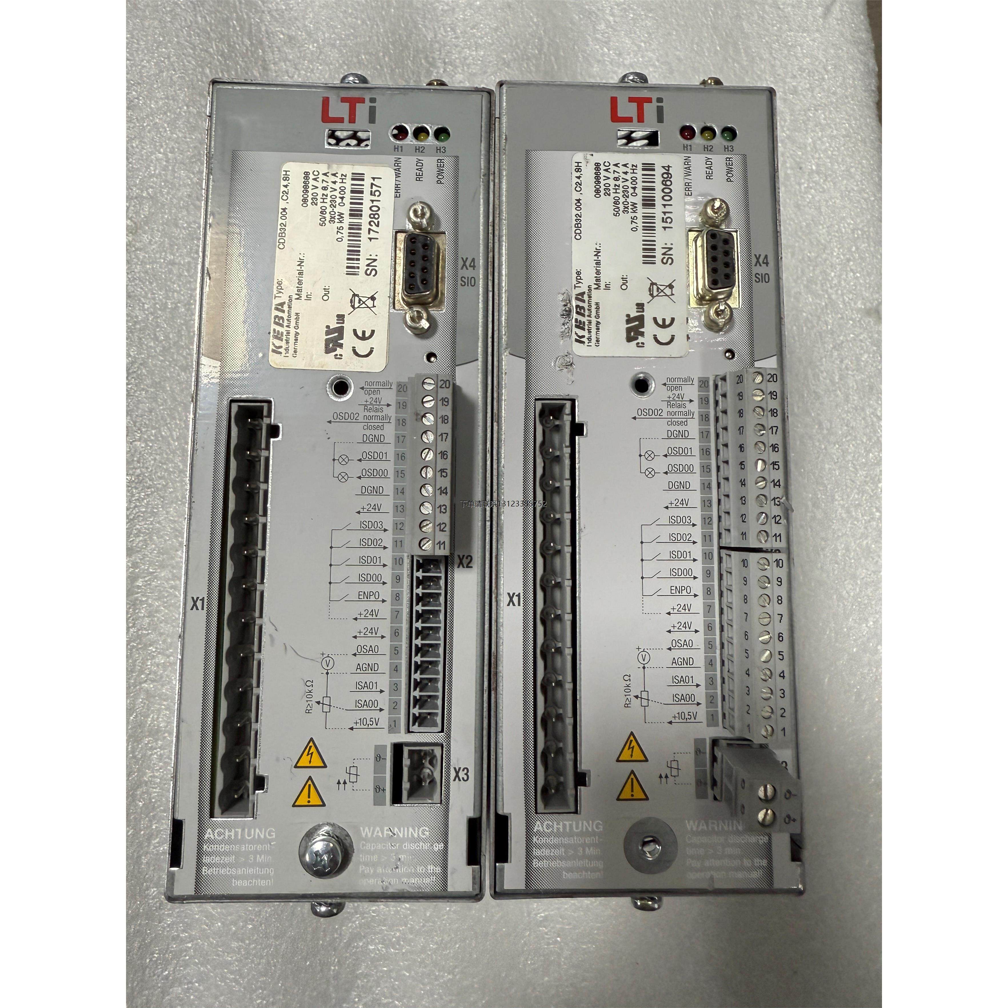 询价CDB32.004.C2.4.SH路斯特驱动器物料号08098688包好保修三个