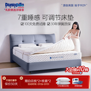 邓禄普魔方系列可调节家用软垫弹簧床垫抗菌防螨乳胶垫席梦思主卧
