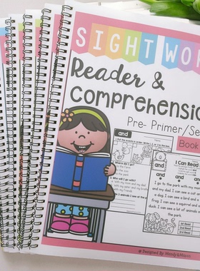 有声护眼款小学sight words高频词阅读理解reading comprehension