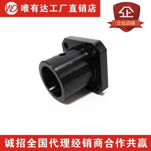 方法兰导向轴支座光轴支撑座固定座STHSBGAF11LKC系列45钢300包邮