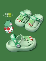 Детские туфли, тапочки для мальчиков, нескользящие слайдеры для раннего возраста, мягкая подошва, 2 лет