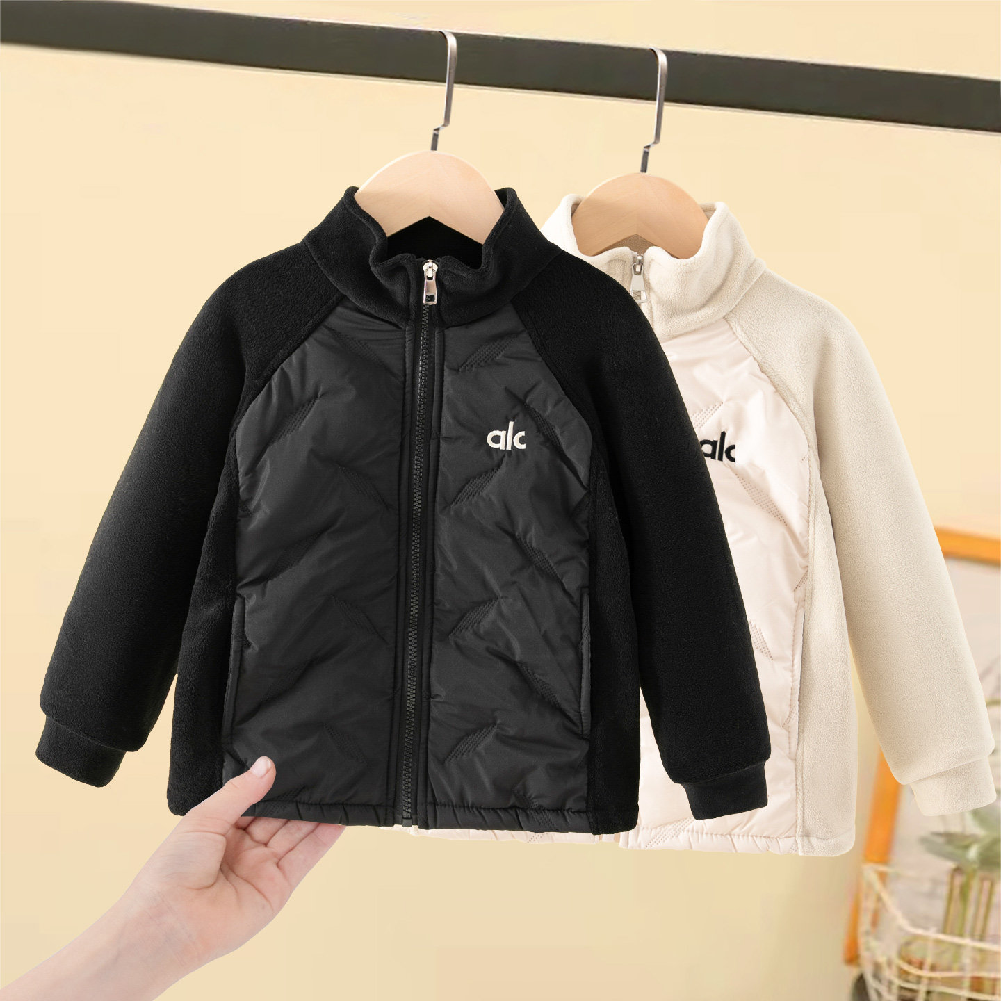 男童摇粒绒外套秋冬款儿童加绒上衣男孩宝宝保暖棉服内胆冬装加厚,童装/婴儿装/亲子装,普通外套,淘宝优惠券,粉丝福利购,淘宝优惠卷