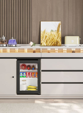 可定制智能冰吧柜茶吧机2025新款家用一体柜餐边柜小型桌面消毒柜