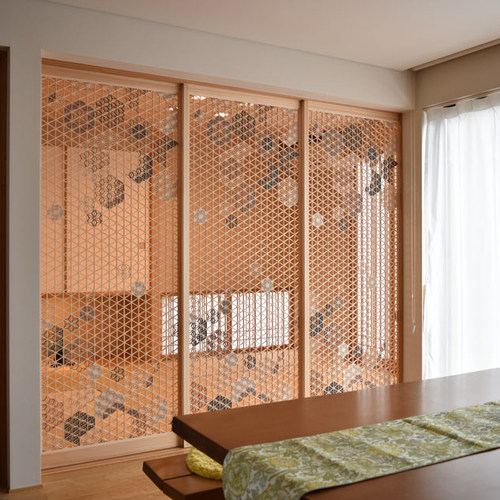 组子细工图案藤编花格装修吊顶镂空装饰板隔断酒店民宿农家乐装饰