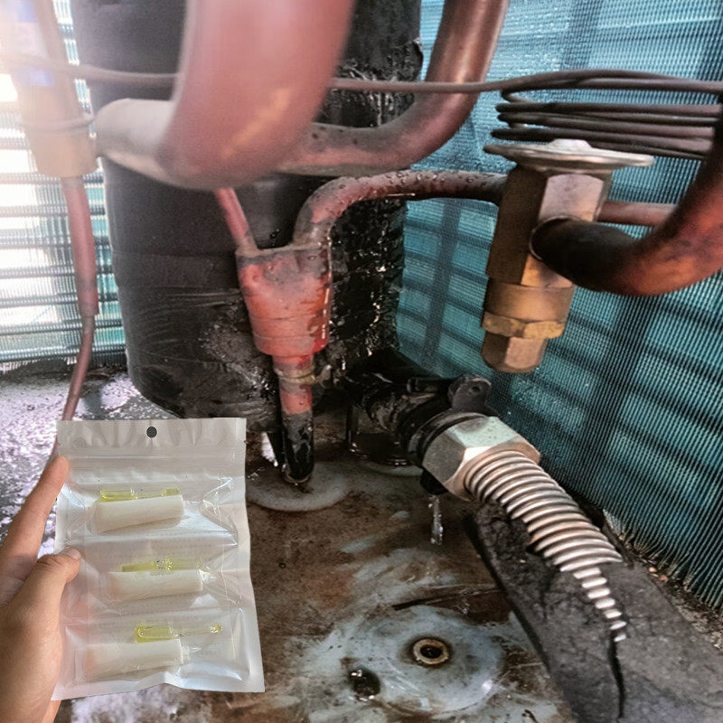 铜管焊接胶水空调冰箱压缩机冷气管补漏胶耐高温抗高压粘冷库铝管