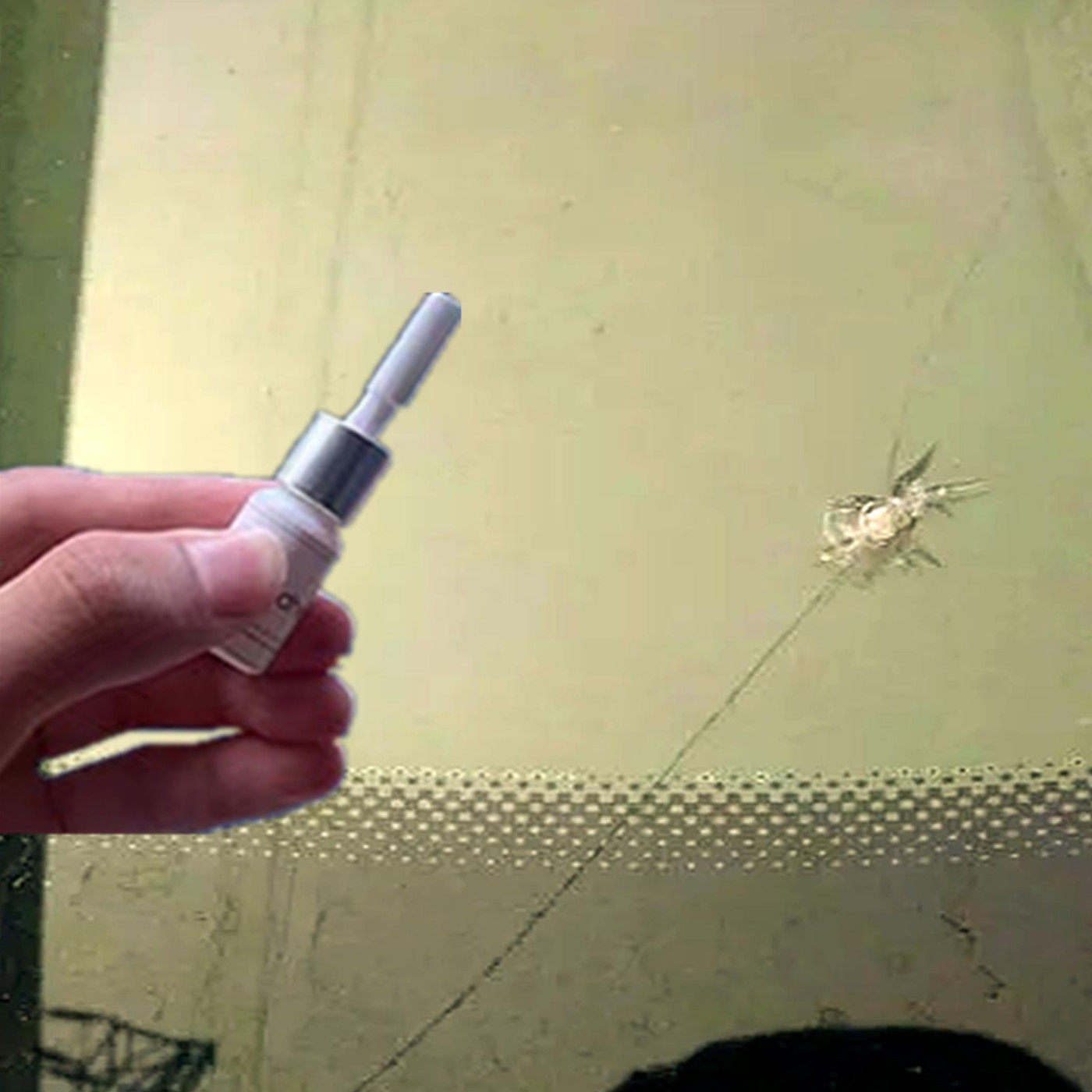 汽车挡风玻璃石子弹裂专用修复原液填坑补裂纹裂缝无影胶水晒裂了