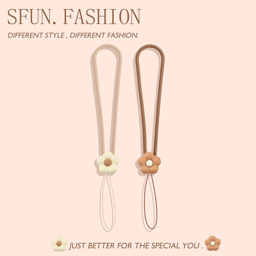 高端手机挂绳硅胶腕带链饰吊坠