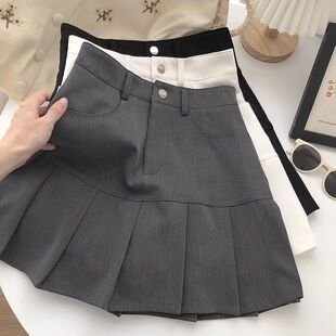 2025夏季 裙 大码 半身裙女高腰防走光百褶裙短裙小个子A字裙包臀裤