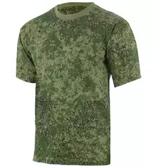 Russian Tactical Outdoor Equipment Splav Alloy Pure Cotton Round Neck Camouflage Short-Sleeved T-Shirt for Sports and Leisure