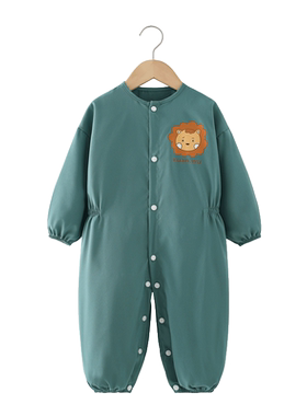 可可小镇爬爬服一体式爬行罩衣