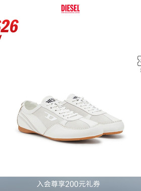 [新款]DIESEL女士26早春D-MILE白色休闲时尚运动鞋Y03857P7555