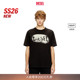 LOGO黑色简约短袖 26早春SUPER DIESEL男士 T恤A199710QIAM 新款
