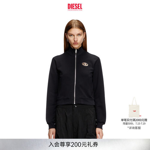 DIESEL女士25早秋黑色外套