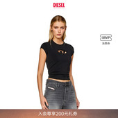 T恤A062680AFAA LOGO镂空通勤穿搭短袖 DIESEL女士OVAL