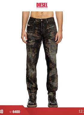 [折扣]DIESEL男士D-FINITIVE中腰合身直筒牛仔裤A169180ABCW