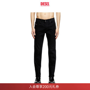 FINITIVE黑色中腰合身直筒牛仔裤 DIESEL男士 A10230069YP 经典