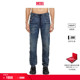 折扣 DIESEL男士 深蓝抽绳系带中腰修身 窄脚牛仔裤 A12947068JA