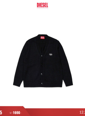 [折扣]DIESEL男童OVAL D长袖针织开衫J02432KYAYX