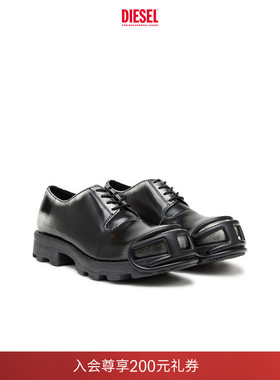 DIESEL男士25秋冬D-HAMMER黑色切尔西靴Y03229P8435