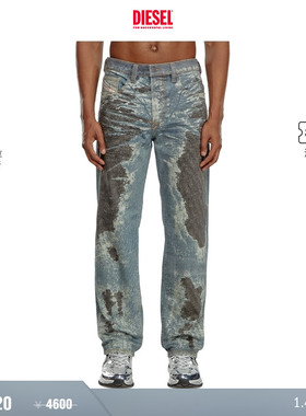 [折扣][明星同款]DIESEL男士D-MACS直筒牛仔裤A146710PGAV