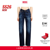 A198710ADBL SENT高腰合身直筒牛仔裤 新款 DIESEL女士26早春D