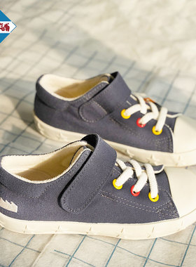 Moonstar月星日本制手工帆布鞋宝宝儿童鞋CR-C2107学步鞋3-10岁