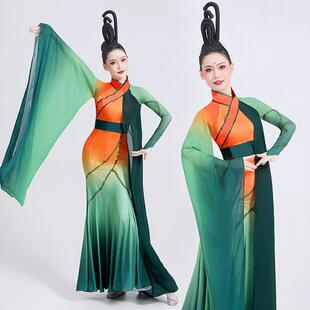 屈原橘颂同款演出服女成人古典舞飘逸中国风新款艺考舞蹈服装群舞
