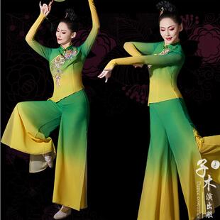 秧歌舞演出服装2025新款胶州秧歌表演服古典舞蹈服飘逸女中国风秋