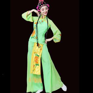 春闺梦舞蹈服装女成人古典舞民族风花旦戏曲秧歌扇子舞套装演出服