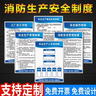 企业公司标语警示标识安全制度牌