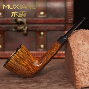 石楠木烟斗手工实木瘤皮都柏林烟斗传统老式过滤男士专用烟具配件