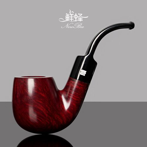 NewBee石楠木烟斗手工实木匈牙利大弯斗老式传统男士过滤专用烟具