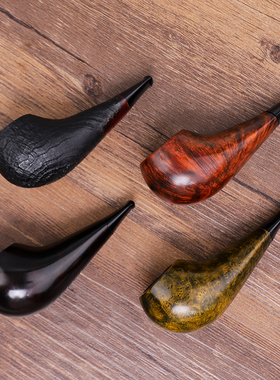 NewBee石楠木烟斗自由式手工实木鸡腿斗男士老式传统过滤烟具配件