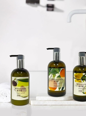 星级自然美学Naturals300ml家用大瓶装洗发液沐浴露 酒店民宿备品