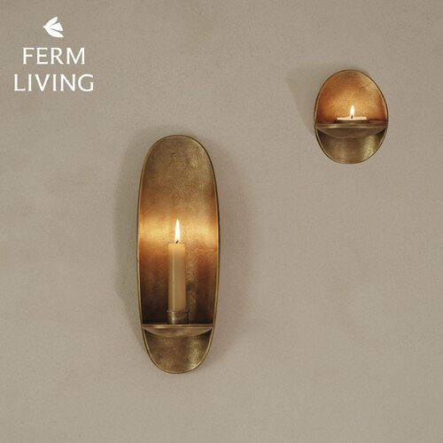 丹麦FermLivingAgape壁挂烛台
